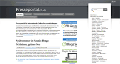 Desktop Screenshot of presseportal.co.uk