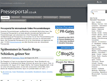 Tablet Screenshot of presseportal.co.uk