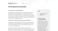 Desktop Screenshot of api.presseportal.de