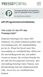 Mobile Screenshot of api.presseportal.de