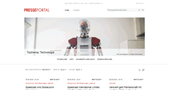 Desktop Screenshot of presseportal.ch