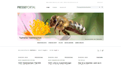 Desktop Screenshot of presseportal.de