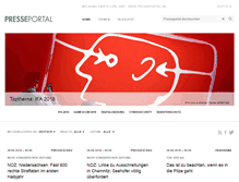 Tablet Screenshot of presseportal.de